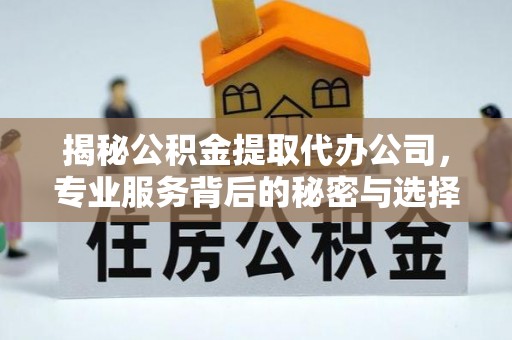 香格里拉揭秘公积金提取代办公司，专业服务背后的秘密与选择指南