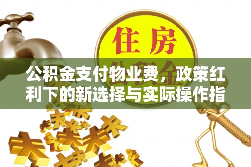 香格里拉公积金支付物业费，政策红利下的新选择与实际操作指南